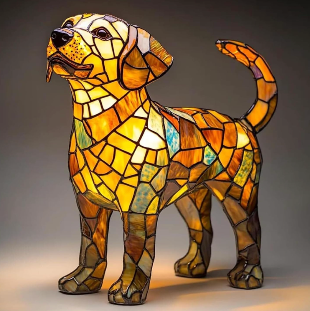 Rusty | Art Glass Lamp
