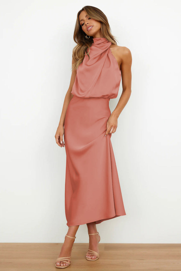 Hannah | Silk Midi Dress