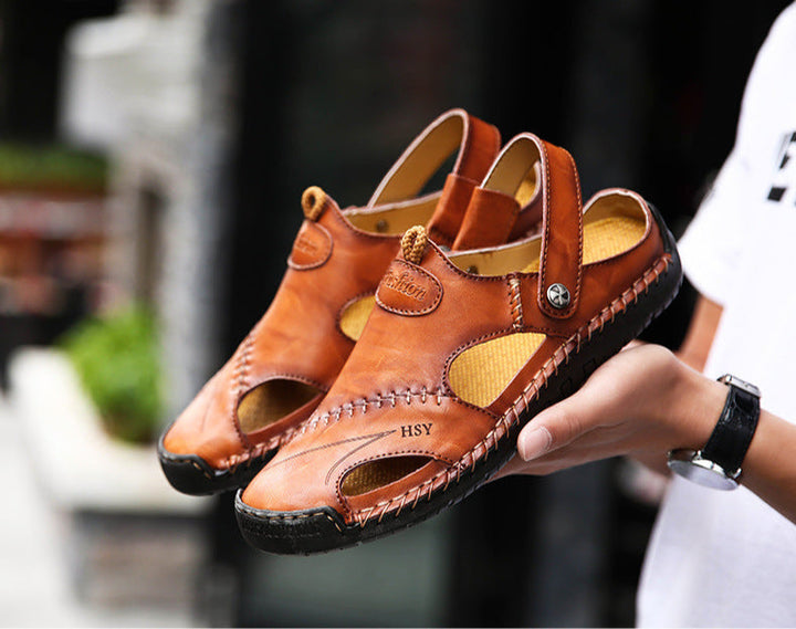 Dario | Orthopedic Leather Sandals