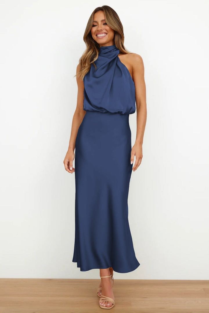 Hannah | Silk Midi Dress