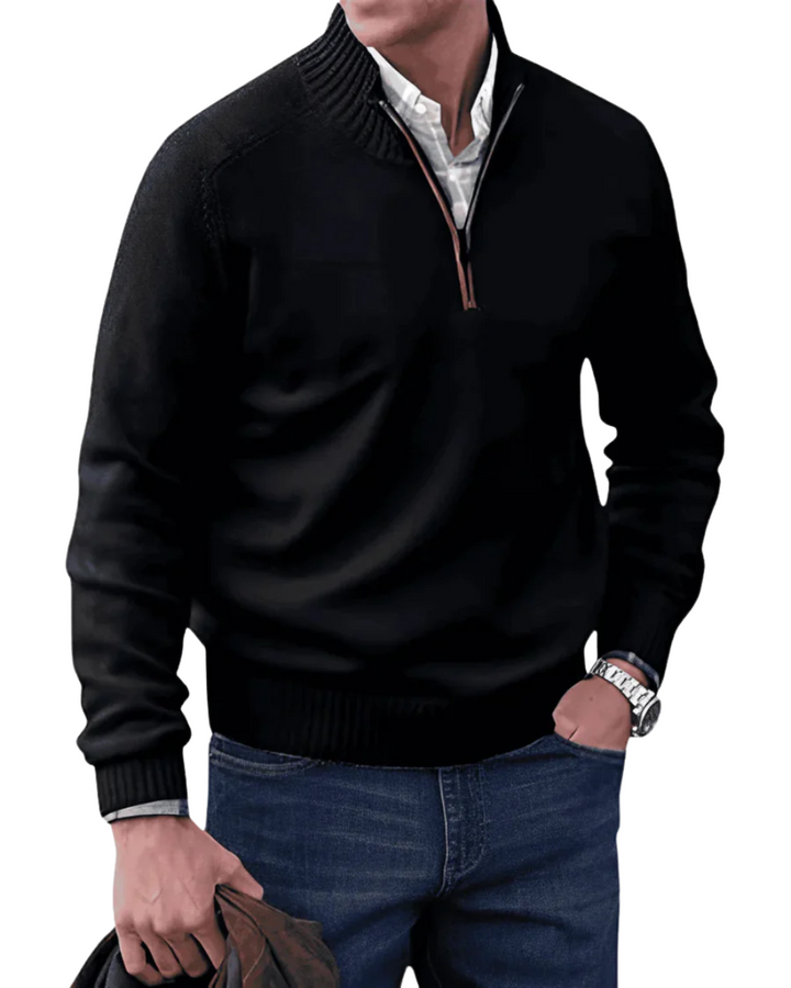 Trevor | Casual Zip Sweater