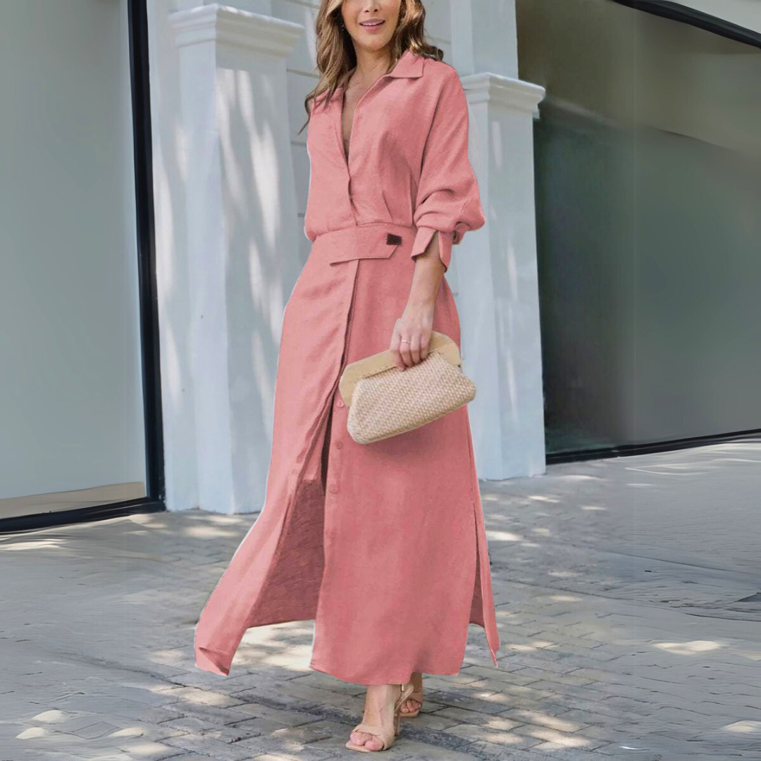 Ellie | Lightweight V-Neck Maxi Dress