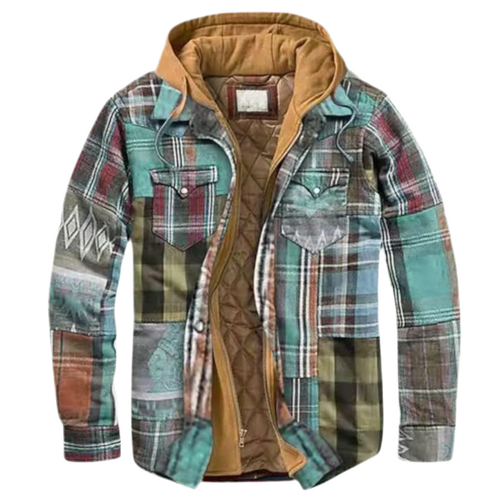 Archer | Checkered Patchwork Jacket
