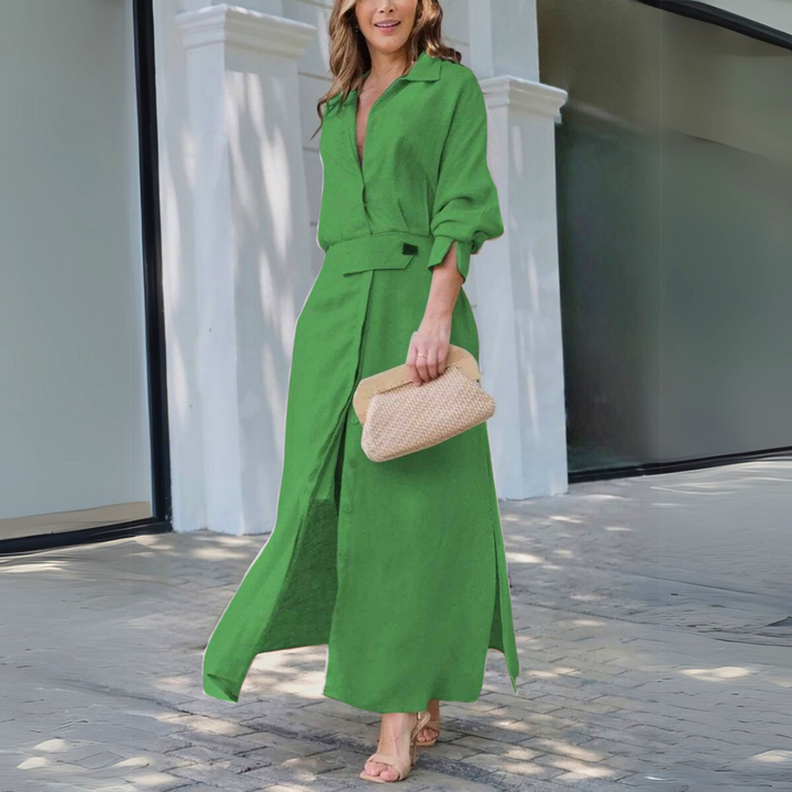 Ellie | Lightweight V-Neck Maxi Dress
