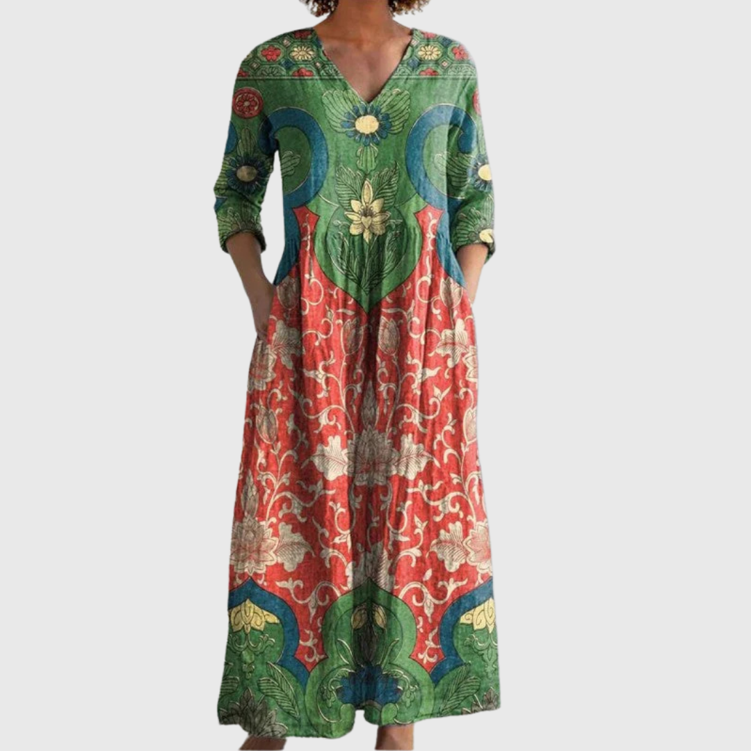 Lena | Vintage Floral Dress