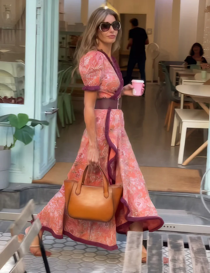 Ella | Pink Maxi Dress