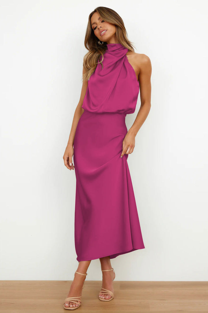 Hannah | Silk Midi Dress