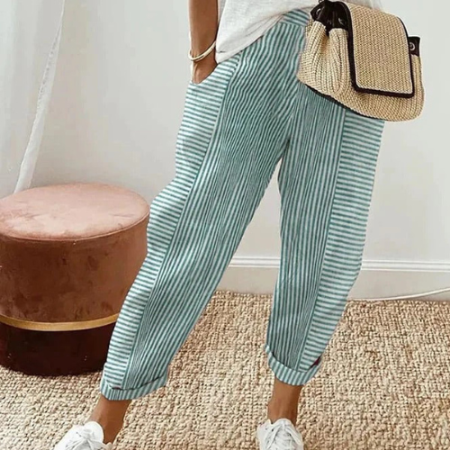 Isla | Striped Pants
