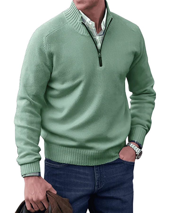 Trevor | Casual Zip Sweater