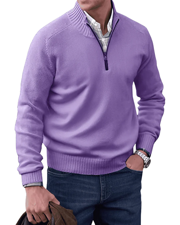 Trevor | Casual Zip Sweater