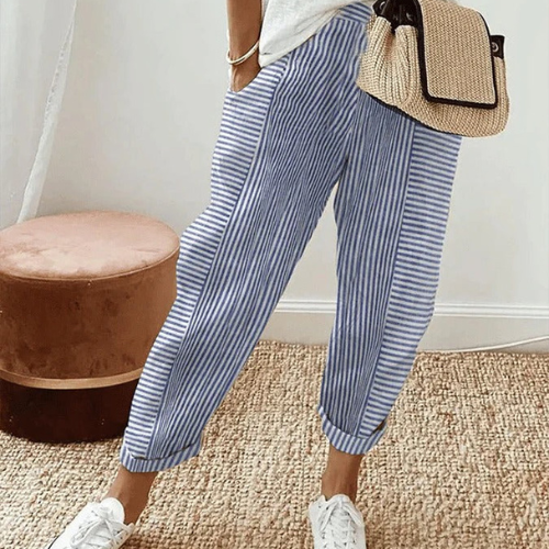 Isla | Striped Pants