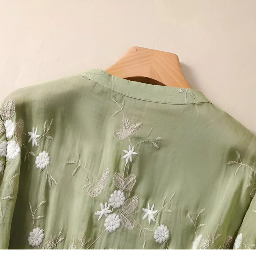 Lucille | Floral Button Up Blouse