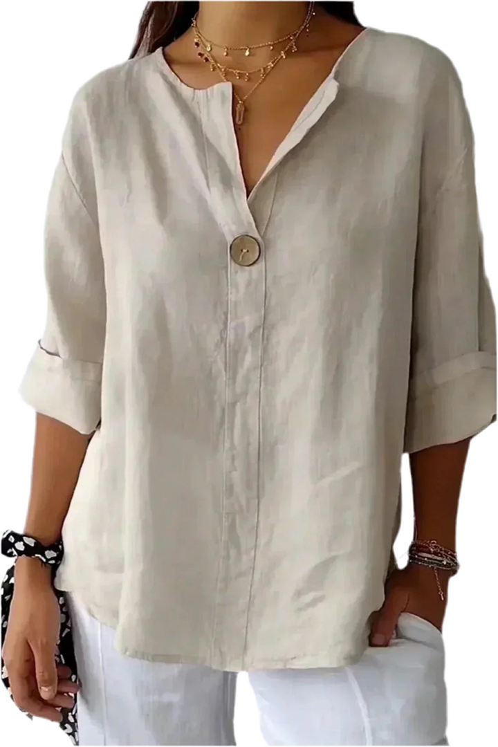 Kalin | Linen Top
