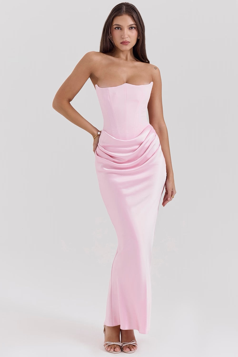 Evie | Strapless Evening Gown