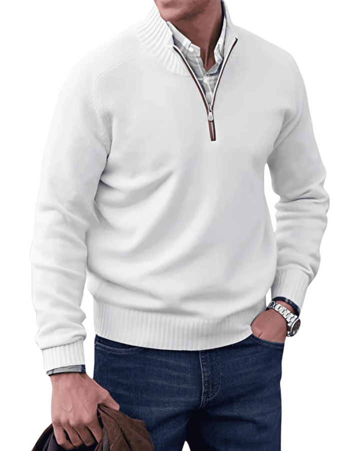 Trevor | Casual Zip Sweater