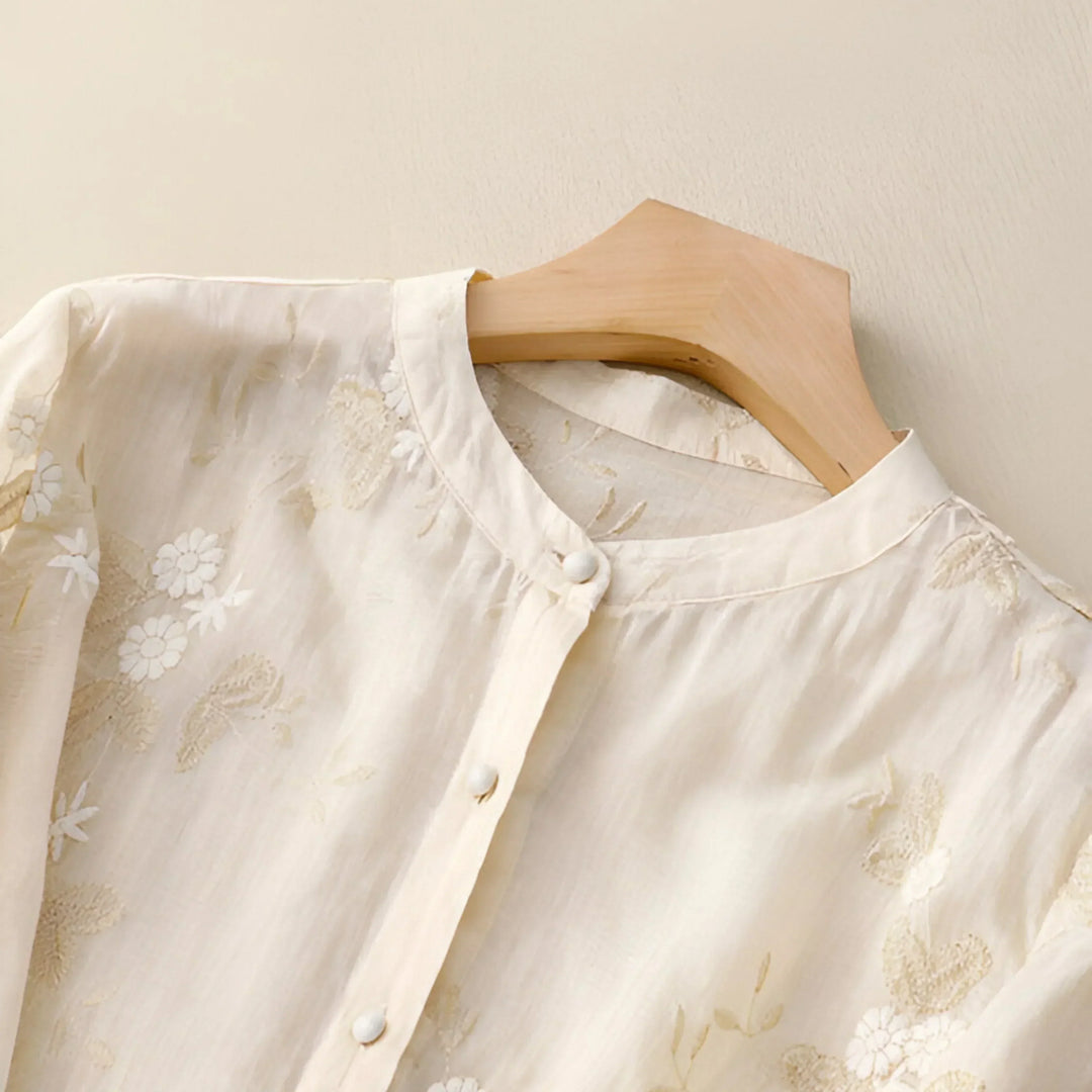 Lucille | Floral Button Up Blouse