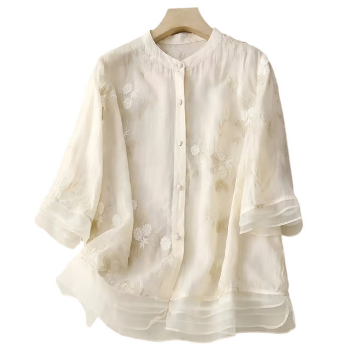 Lucille | Floral Button Up Blouse