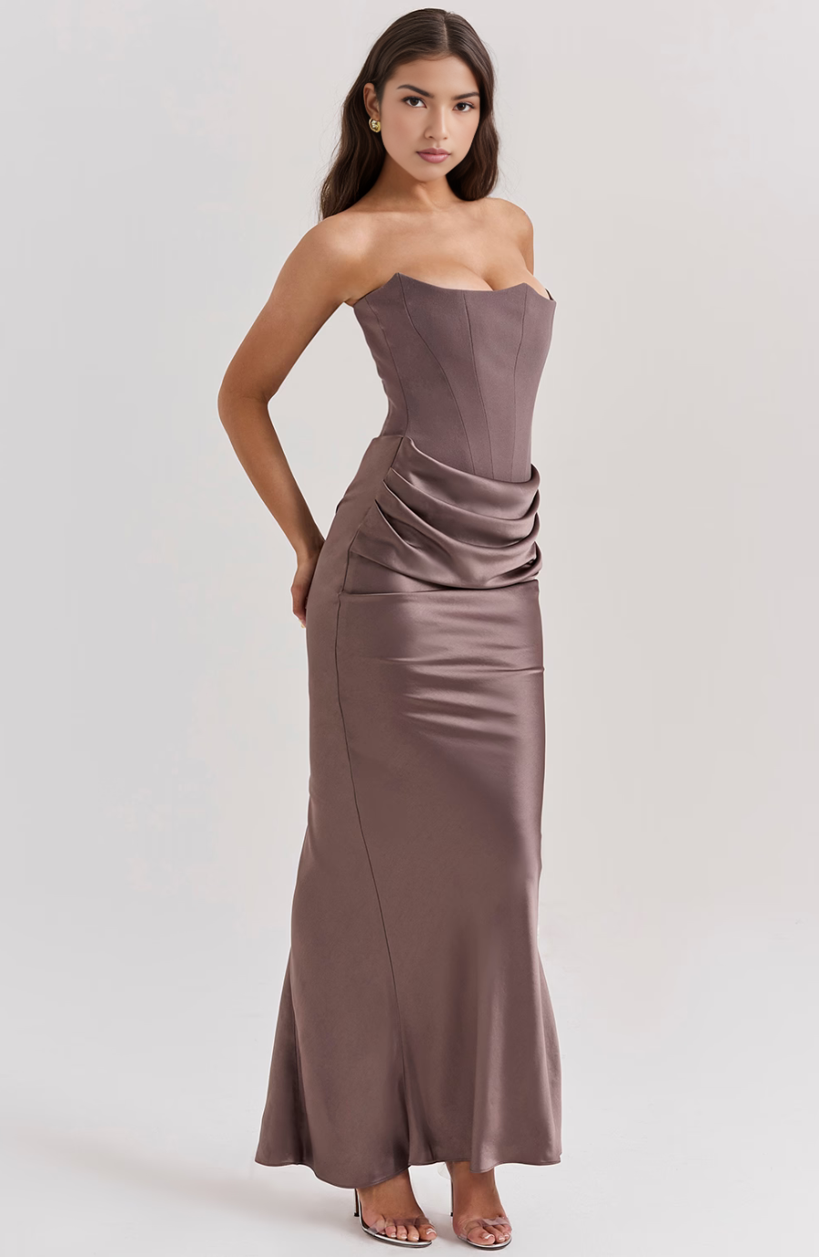 Evie | Strapless Evening Gown