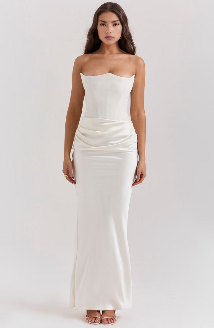 Evie | Strapless Evening Gown