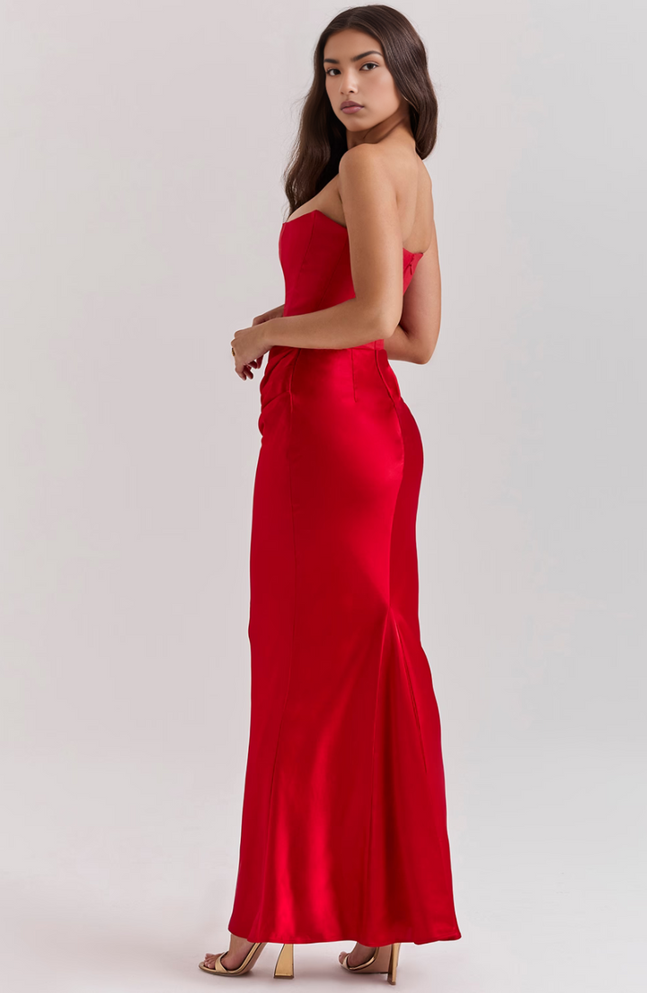 Evie | Strapless Evening Gown