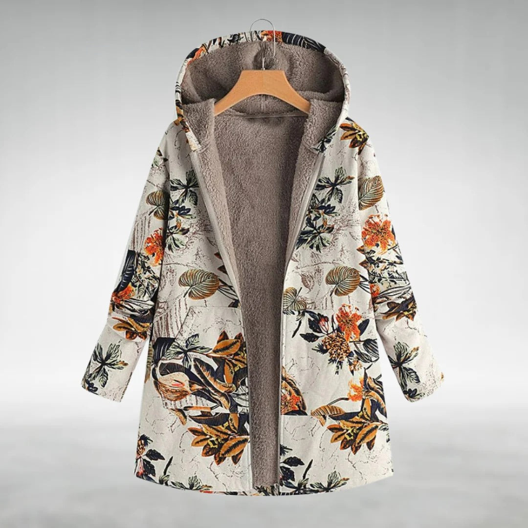 Seraphina | Floral Fleece Jacket