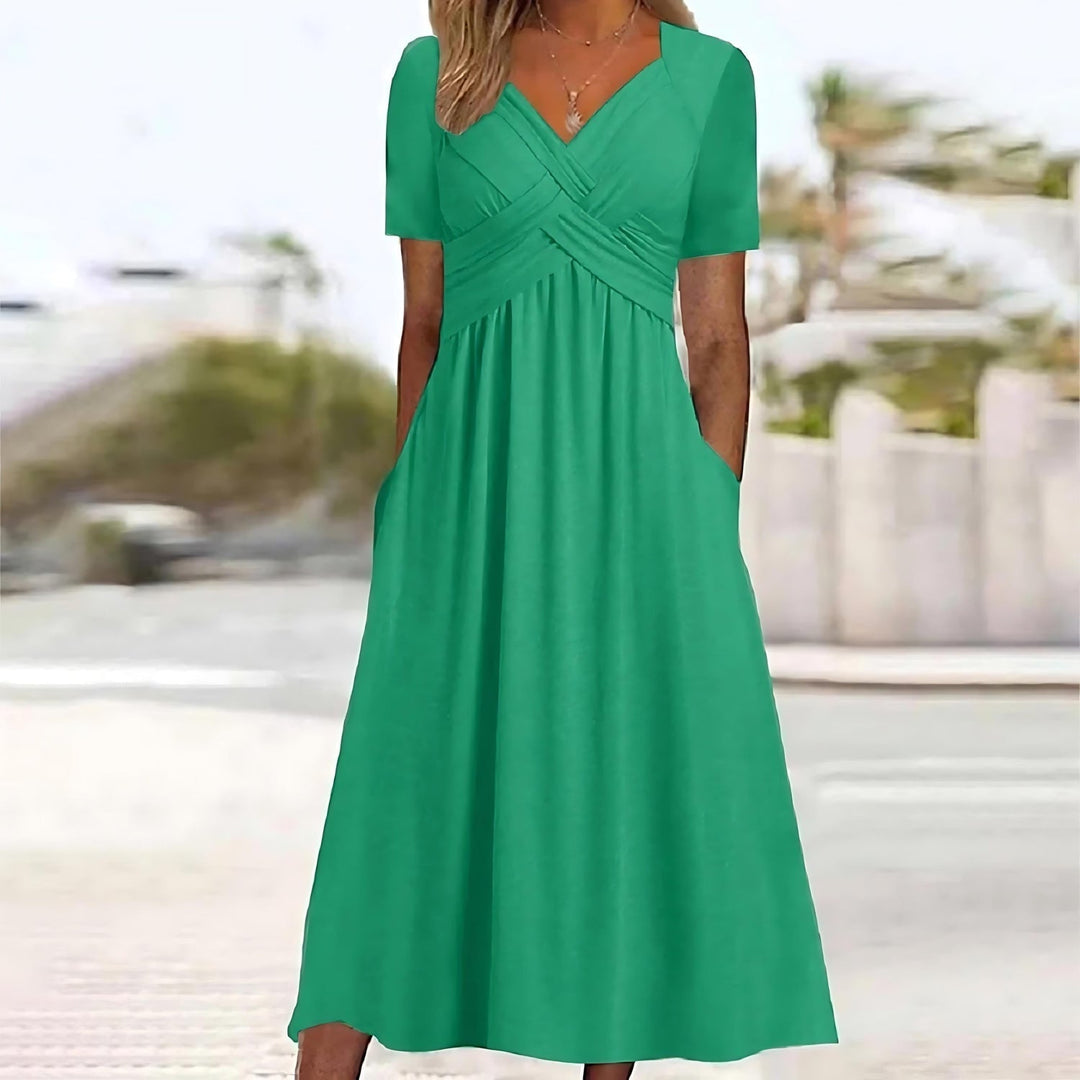 Lila | Sculpted Midi Dress