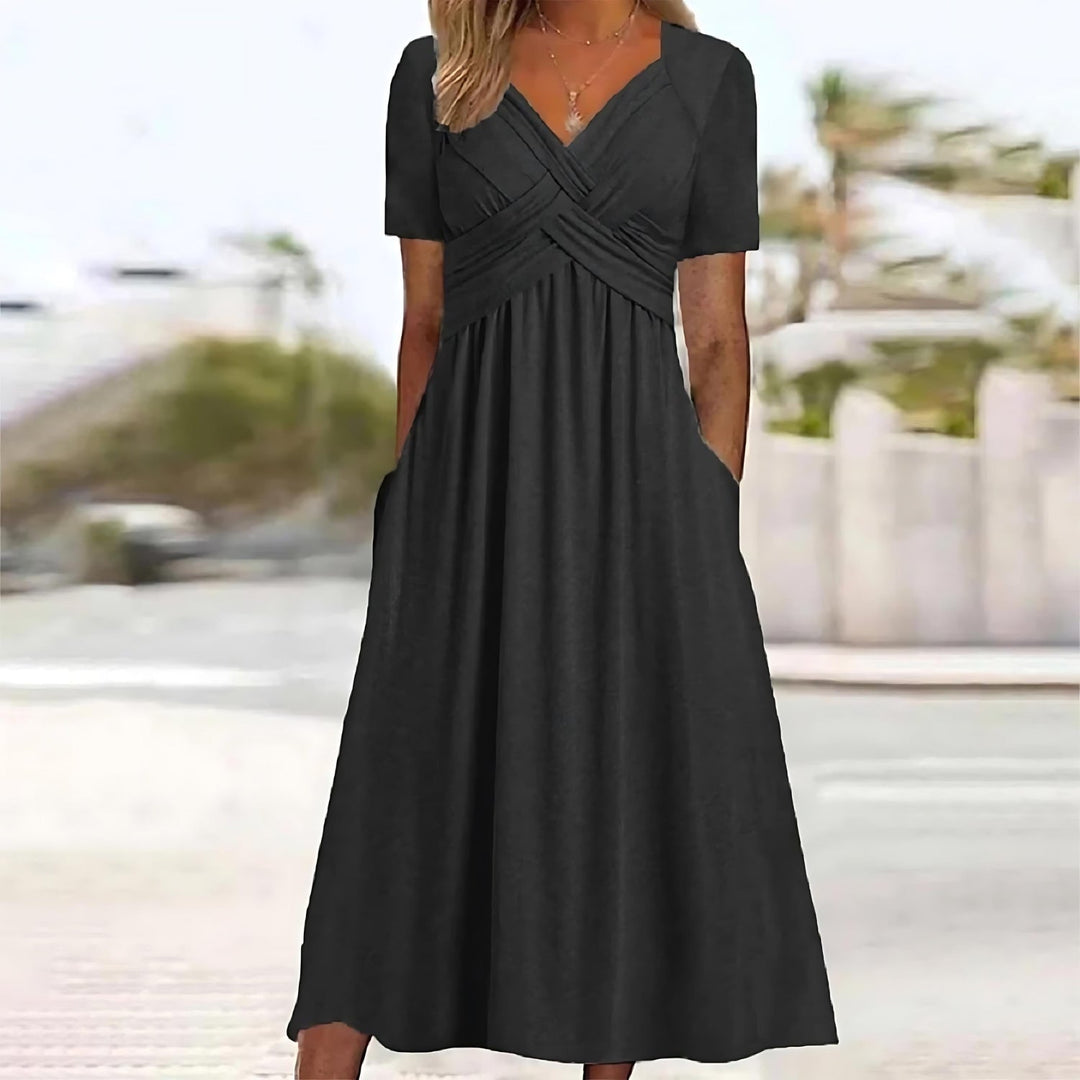 Lila | Sculpted Midi Dress