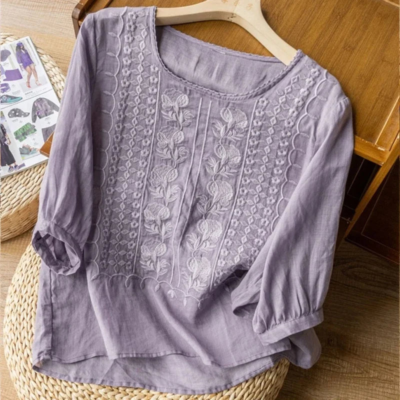 Maria  | Relaxed Lightweight Spring Blouse
