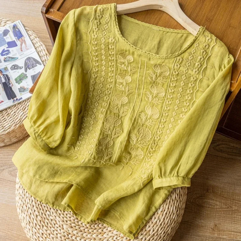 Maria  | Relaxed Lightweight Spring Blouse