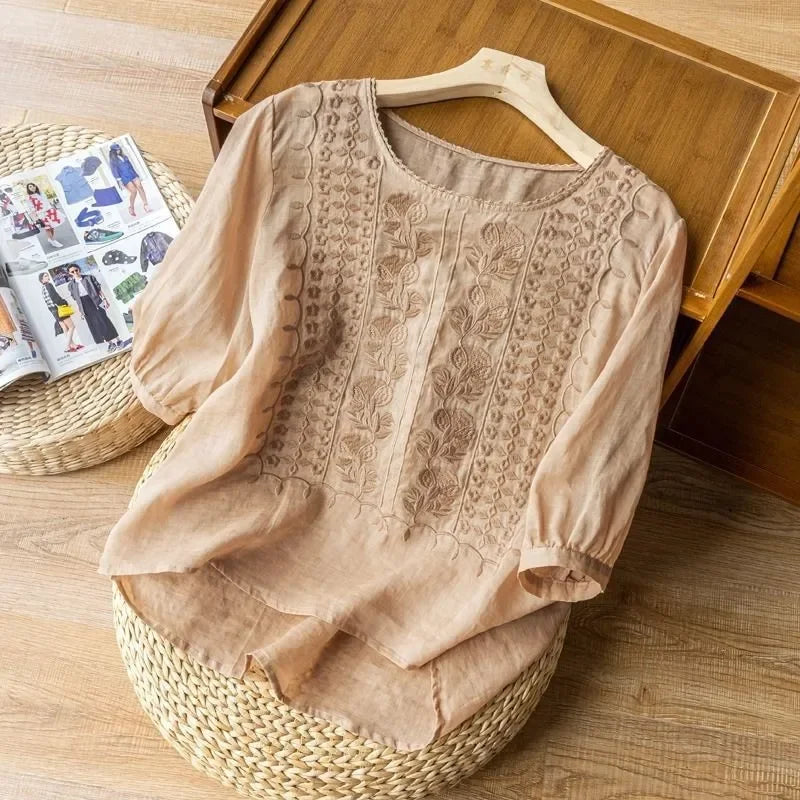 Maria  | Relaxed Lightweight Spring Blouse