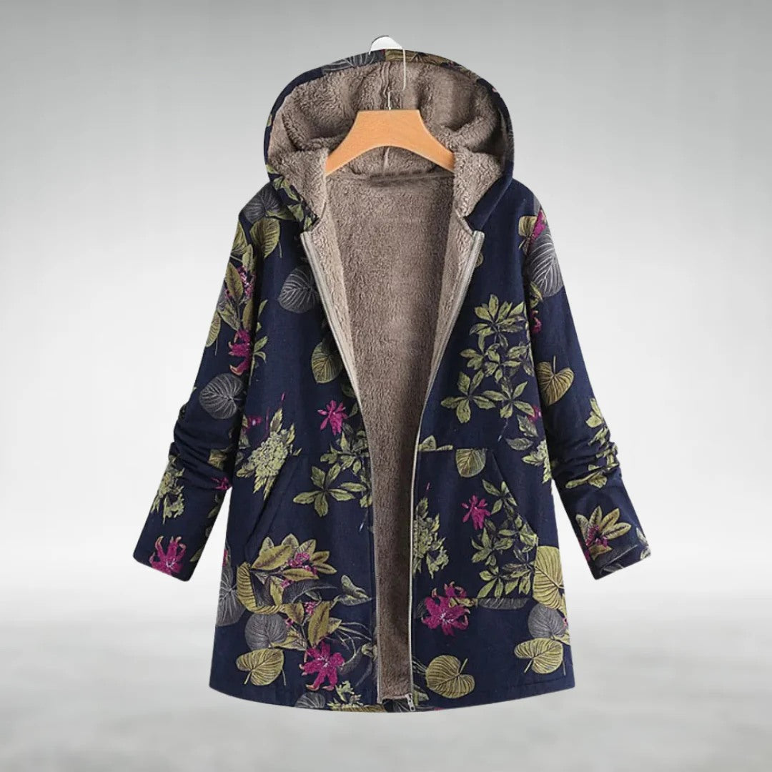 Seraphina | Floral Fleece Jacket