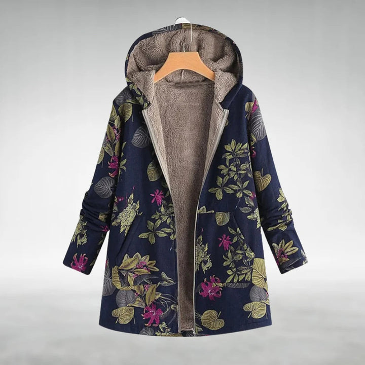 Seraphina | Floral Fleece Jacket