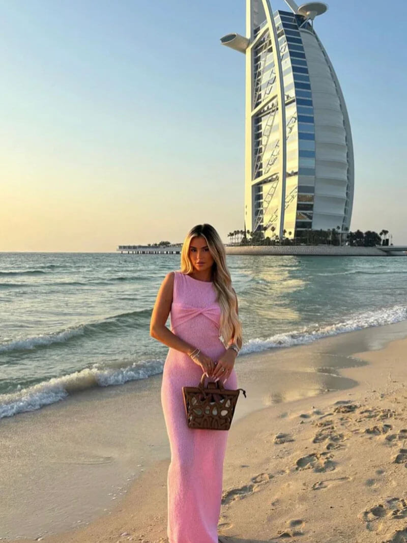 Azura | Ombre Maxi Beach Dress