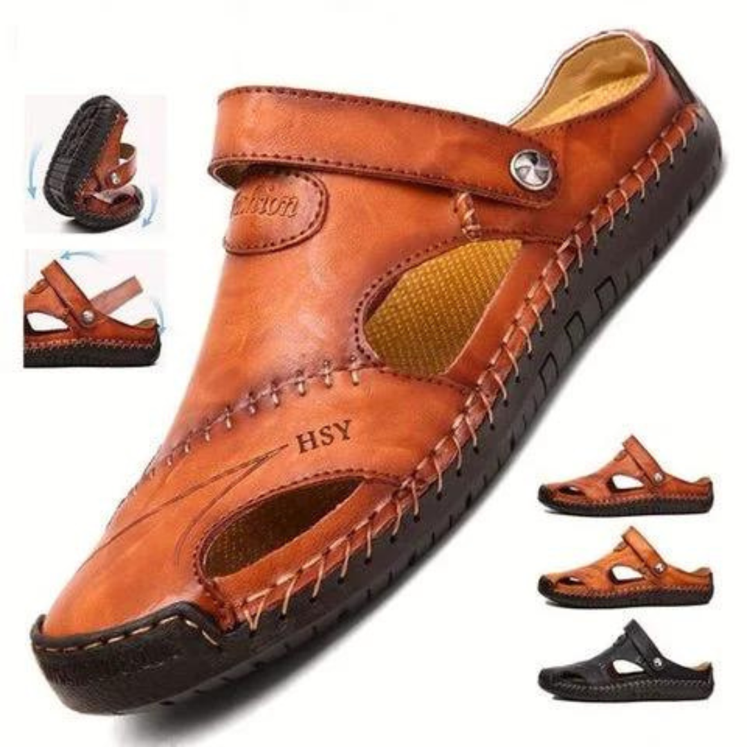 Dario | Orthopedic Leather Sandals