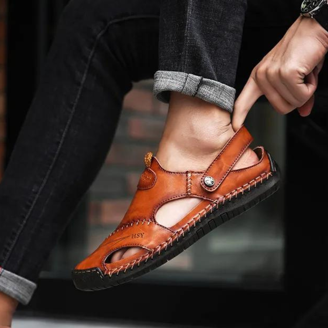 Dario | Orthopedic Leather Sandals