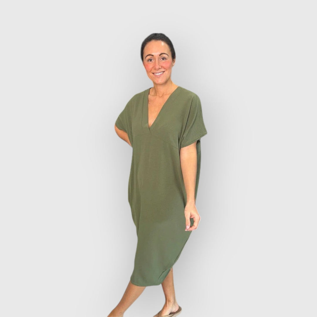 Lorin | V-Neck Maxi Dress