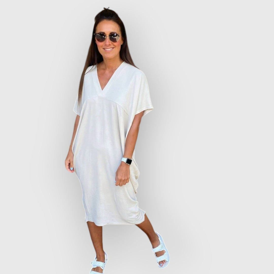 Lorin | V-Neck Maxi Dress