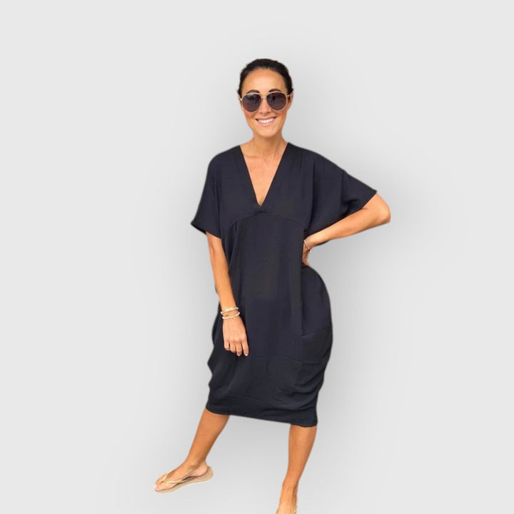 Lorin | V-Neck Maxi Dress